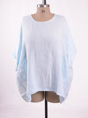 Lagenlook Oversized Linen Tunic - 10077L