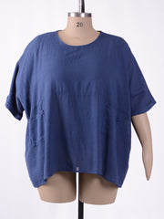Plain Oversized Tunic - 10077P