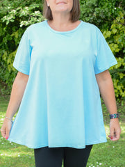 Basic Cotton Swing T Shirt - Round Neck 10516