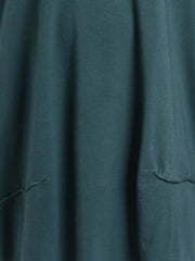 Buttoned Hem Dress - 10667