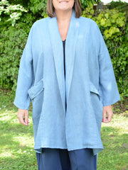 Open Linen Jacket - 10844