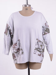 Lagenlook Part Print Tunic - 11952