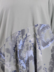 Asymmetric Hem Tunic With Pockets - 12452