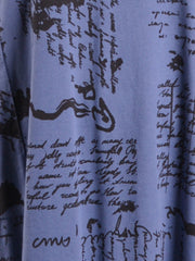 Srcipted Parachute Dress With Pockets  - 9215 Script