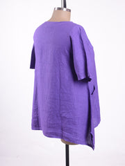 Linen Button and Pocket Tunic - 12801
