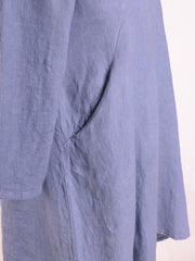 Linen A Line Dress - 12813