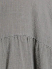 Lightweight Cotton Button Through Tunic Dress - 13150