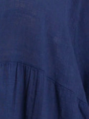 Lightweight Cotton Button Through Tunic Dress - 13150