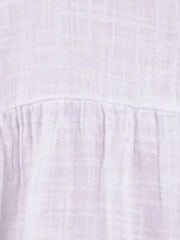 Lightweight Cotton Button Through Tunic Dress - 13150