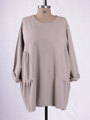 Long Sleeved Cotton Tunic - 13151