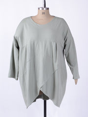 Long Tunic Dress Cotton - 13185