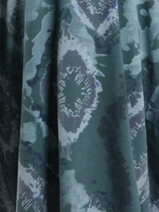 Patterned Parachute Dress With Pockets Cotton - 9215 Patterned