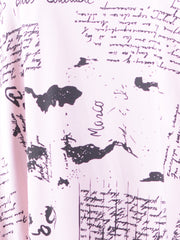Srcipted Parachute Dress With Pockets  - 9215 Script