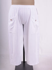 Cotton Wide Leg Trousers - 9461C