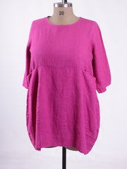 Heavy Linen Quirky Tunic - 9479