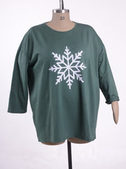 Snowflake Sweatshirt - 9482 SNOWFLAKE