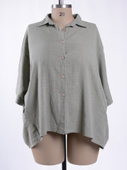 Fit Button-Down Collared Shirt - 13070