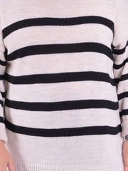 Round Neck Stripe Jumper - T30