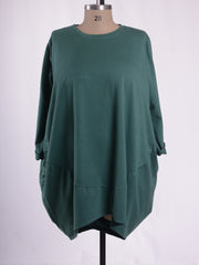 Oversized Cocoon Tunic - 10517