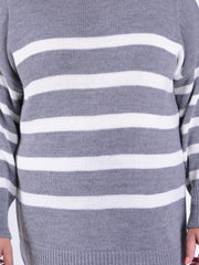 Round Neck Stripe Jumper - T30