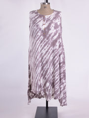 Asymmetric Tie Dye Dress - VF8006