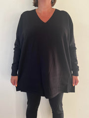 Soft Knit V Neck Jumper - VZ1