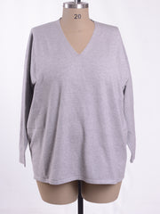Soft Knit V Neck Jumper - VZ1