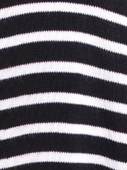 Oversized Stripe V Jumper - V20