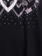Soft Knit Sparkle Hearts Tunic - 59011