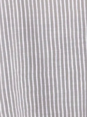 Stripe Cotton Button Tunic - 11684