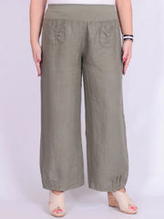 Loose Linen Trousers - 9762
