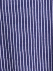 Stripe Cotton Button Tunic - 11684