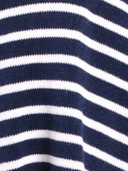 Oversized Stripe V Jumper - V20