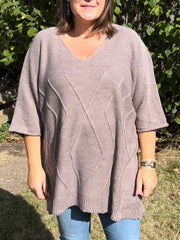 Stitched V Jumper - P34