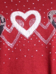 Soft Knit Sparkle Hearts Tunic - 59011